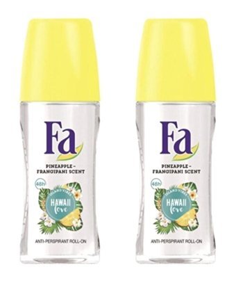 Fa Hawaii Love Pudrasız Ter Önleyici Antiperspirant Roll-On Kadın Deodorant 2x50 ml