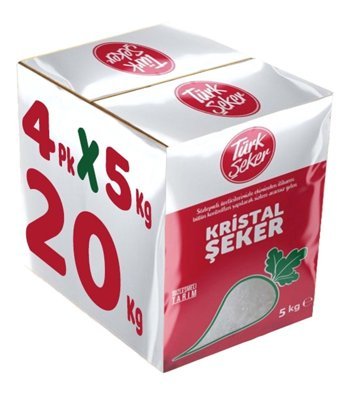 Türk Şeker Beyaz Toz Şeker 4x20 kg