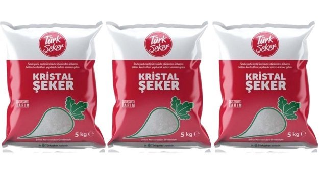 Türk Şeker Beyaz Toz Şeker 3x15 kg