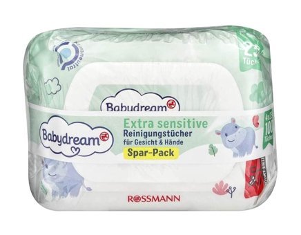 Babydream El & Yüz Ekstra Hassas Yenidoğan 25 Yaprak 4'lü Islak Mendil