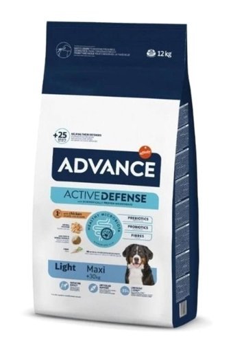 Advance Light Maxi Tavuk Büyük Irk Köpek Maması 12 kg