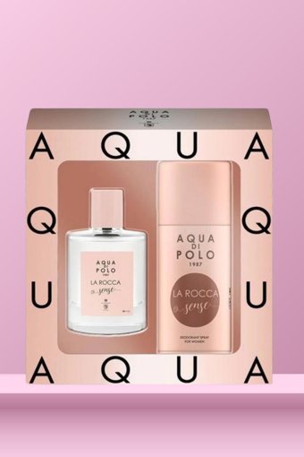 Aqua Di Polo La Rocca Sense İkili Kadın Parfüm Deodorant Seti EDP