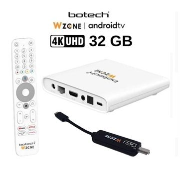 Botech Wzone 32 GB Kapasiteli 2 GB Ram Cluster Ekranı 4K Android TV Box