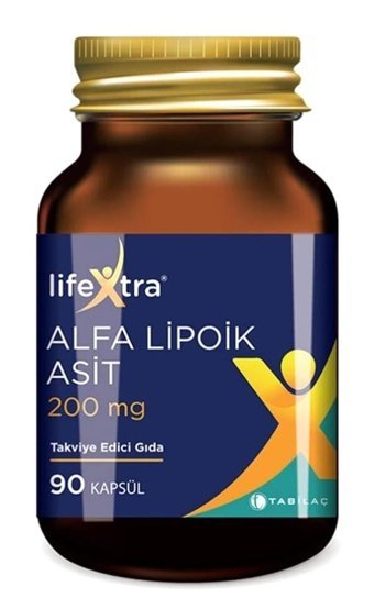 Lifextra Alfa Lipoik Aromasız Yetişkin Vitamin 90 Adet Kapsül