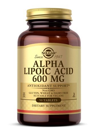 Solgar Alpha Lipoic Acid Aromasız Yetişkin Vitamin 50 Adet Tablet