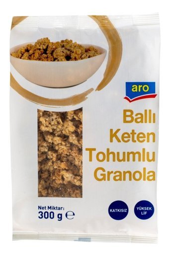 Aro Ballı-Keten Tohumlu Granola 300 gr