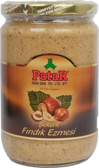 Patar Çifte Kavrulmuş Fındık Ezmesi 10x600 gr