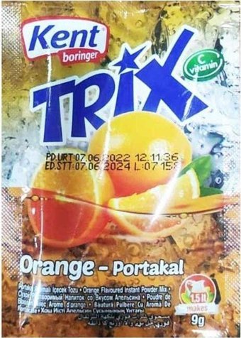 Kent Trix Portakal Aromalı İçecek Tozu 24x9 gr