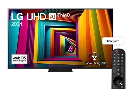 Lg 75UT91 75 inç 4K Ultra HD 190 Ekran Çerçevesiz Flat Uydu Alıcılı Smart Webos Televizyon