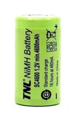 Tnl 1.2 V 4600 mAh Ni-Mh Şarjlı Pil Tekli