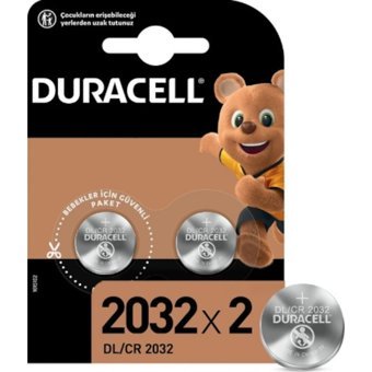 Duracell CR2032 3 V Düğme Pil 2'li