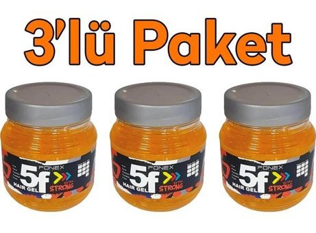 Fonex Extra Strong Islak Jel Ekstra Sert Su Bazlı 3x150 ml Jöle