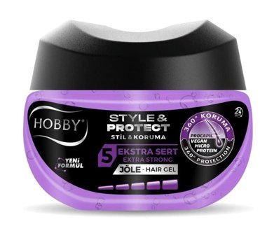 Hobby Style & Protect No:5 Islak Jel Ekstra Sert Su Bazlı 700 ml Jöle