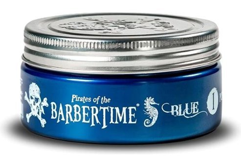 Barbertime Blue Pomade 01 Orta - Parlak Krem Orta Balmumu 150 ml Wax