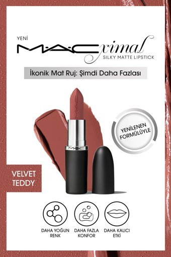 M.A.C Ximal Silky Matte Mat Krem Lipstick Ruj