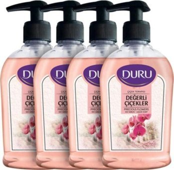 Duru Çiçek Organik 4'lü Sıvı Sabun 300 ml