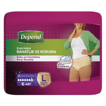 Depend L 10'lu Emici Külot