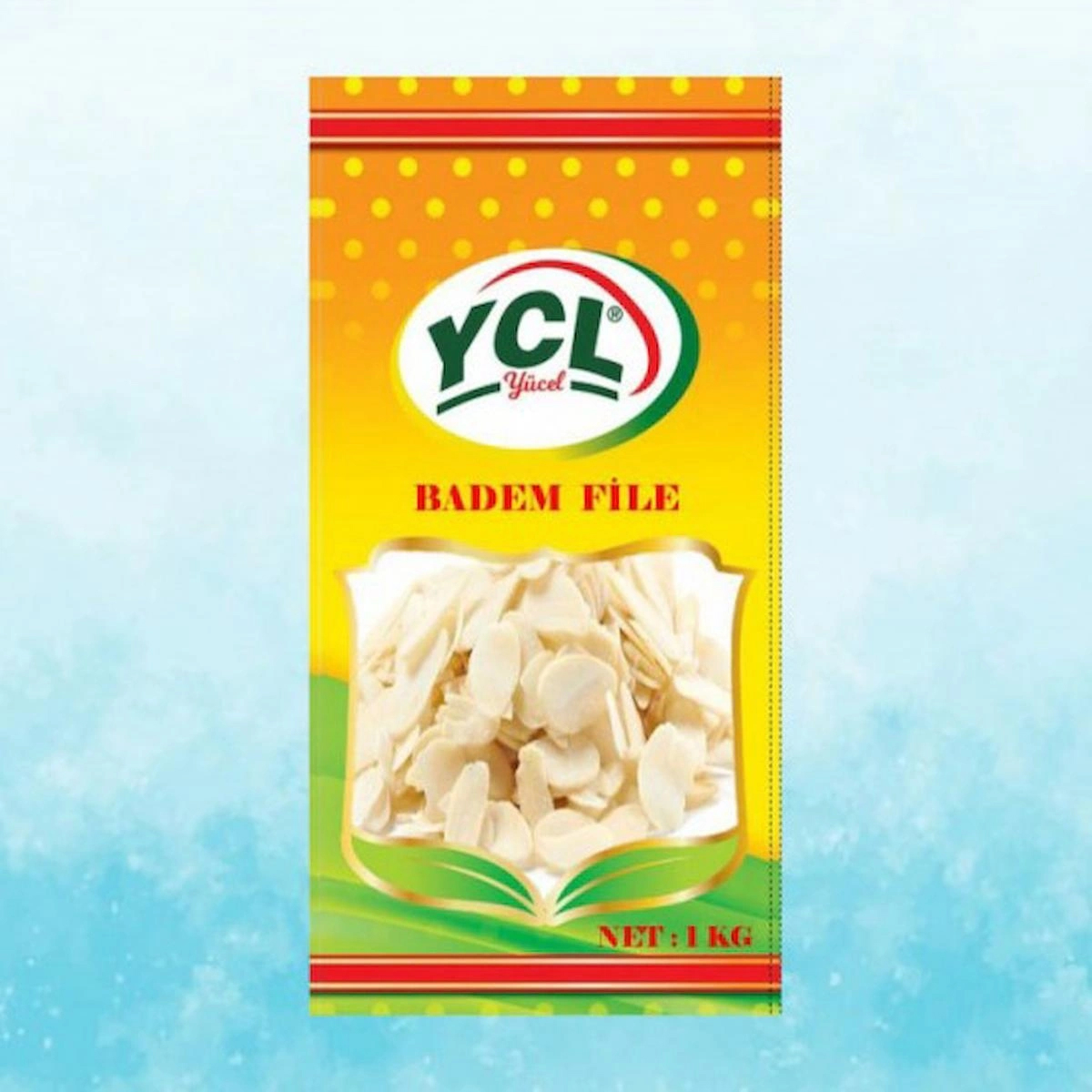 Ycl Çiğ Tuzsuz Organik Glutensiz File İçi Badem 1 kg