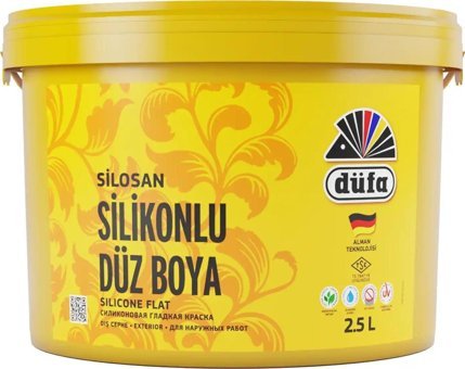 Düfa 1001 Silikonlu Akrilik Su Bazlı Dış Cephe Boyası 2.5 lt Beyaz