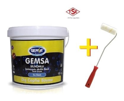 Gemsa 1018 Silikonlu Akrilik Su Bazlı Dış Cephe Boyası 10 lt Amazon