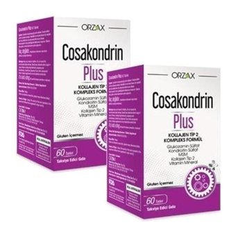 Orzax Cosakondrin Plus Kolajenli Glukozamin 2x60 Tablet