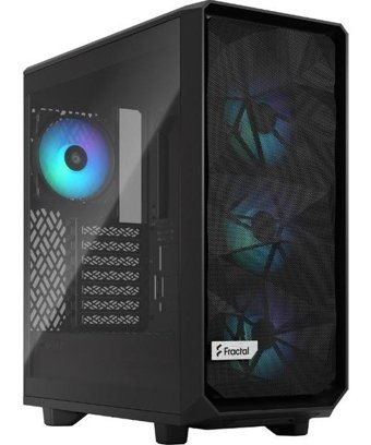 Fractal Design Fd-C-Mes2C-06 RGB Mesh 3 Fanlı Siyah Dikey ATX Oyuncu Bilgisayar Kasası