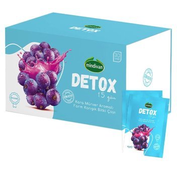 Mindivan Detox Kara Mürver Karışık Poşet Bitki Çayı 30 Adet