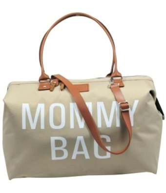 Babysi Mommy Bag Exclusive Su Geçirmez Fermuarlı Paraşutsoft Bebek Omuz Çantası Bej