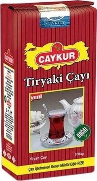 Çaykur Tiryaki Organik Siyah Çay Dökme Çay 4 'lü 5 kg