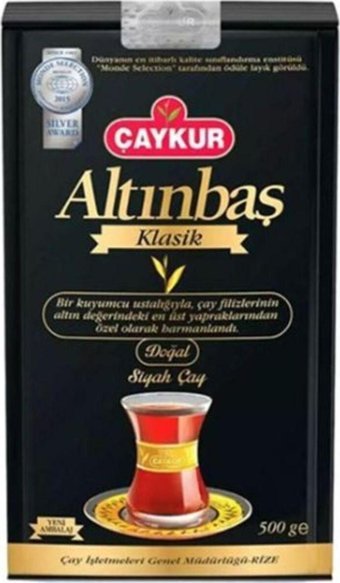 Çaykur Altınbaş Organik Siyah Çay Dökme Çay 4 'lü 500 gr