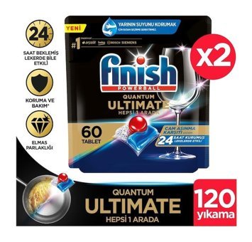 Finish Quantum Ultimate Tablet Bulaşık Makinesi Deterjanı 3x60 Adet