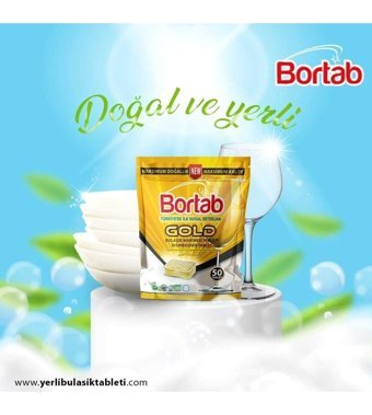 Bortab Vegan Tablet Bulaşık Makinesi Deterjanı