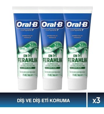 Oral-b Complete Naneli Diş Macunu 3x75 ml