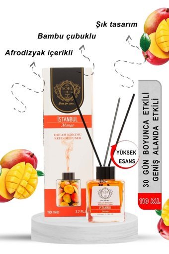 Soel Parfüm Çubuklu Mango Oda Kokusu 110 ml