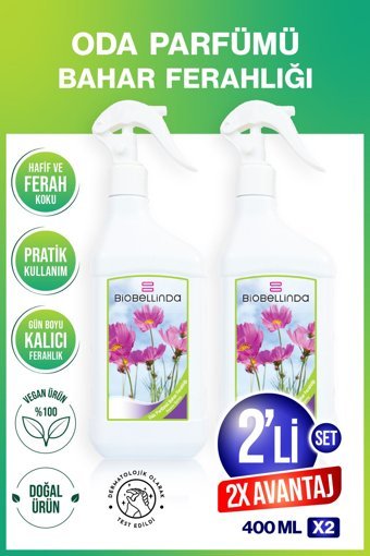 Biobellinda Bahar Ferahlığı Oda Kokusu 2x400 ml