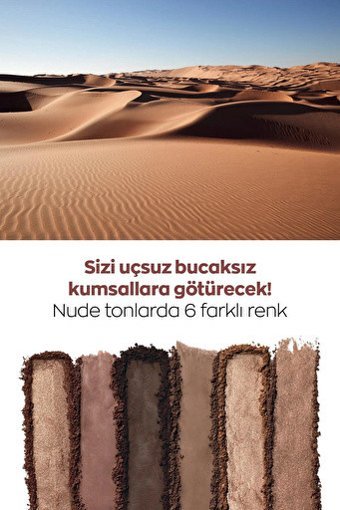 Avon Sand Storm Toz Mat Metalik Far Paleti