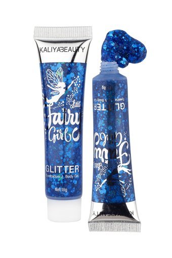 Tikatti Fairy Girl Jel Glitter Tekli Far Mavi