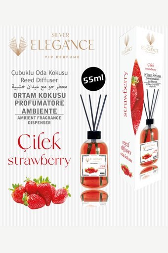 Elegance Vip Perfume Çubuklu Çilek Oda Kokusu 55 ml