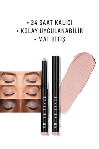 Bobbi Brown Long Wear Malted Pink Krem Metalik Stick Far Pembe