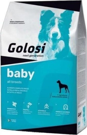 Golosi Baby Tavuk Tüm Irklar Yavru Kuru Köpek Maması 12 kg