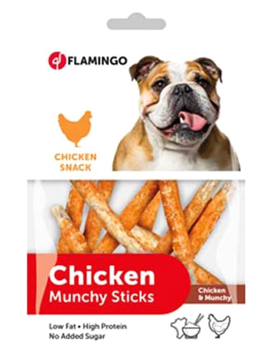 Flamingo Munchy Sticks Tavuk Tüm Irklar Yetişkin Ödül Maması 80 gr