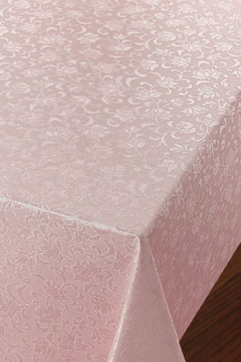 Clk Home PVC 140x260 cm Dikdörtgen Masa Örtüsü Pembe