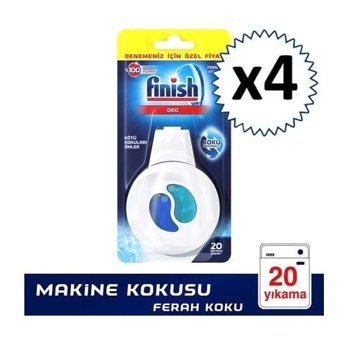 Finish Deo Ferah Bulaşık Makinesi Kokusu 4'lü