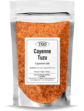 Tos The Organic Spices Cayenne Tuzu Paket 500 gr