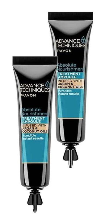 Avon Advance Techniques Besleyici-Nemlendirici Unisex Saç Serumu 2x15 ml