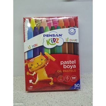 Pensan Kidz 2 x 18'li Kalem Pastel Boya