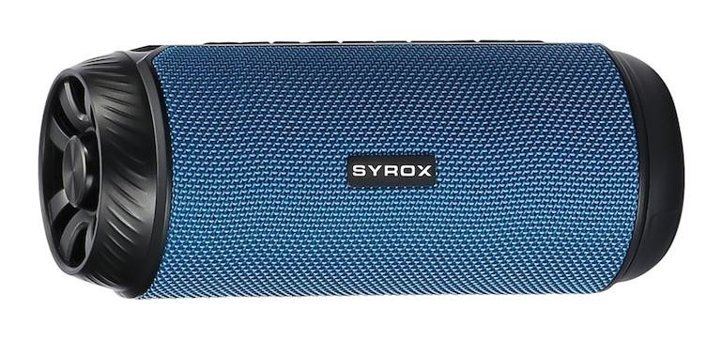 Syrox S38 10 W Radyolu Mavi Bluetooth Hoparlör