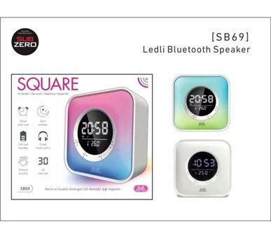 Subzero SB69 5 W Işıklı Beyaz Bluetooth Hoparlör