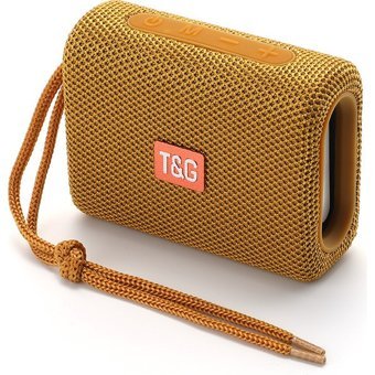 T&G TG166 5 W Radyolu Kahverengi Bluetooth Hoparlör