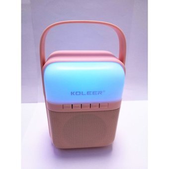 Alili S158 5 W Işıklı Pembe Bluetooth Hoparlör